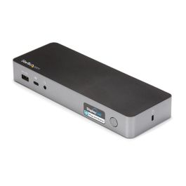 Startechcom Estación de Conexión 10 en 1 con USB-C, HDMI, DisplayPort y Ethernet hasta 4K