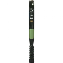 Siux Pala de Pádel Trilogy Pro 5 2025 (Patty Llaguno) Negra y Verde - Control Máximo, Forma Redonda, Acabado Brillo 3D, 40K