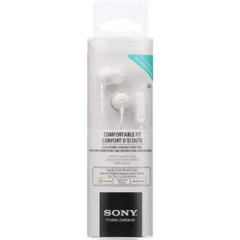 Sony MDR-EX15AP Auriculares Intrauditivos con Micrófono, Jack 3.5 mm, Blancos