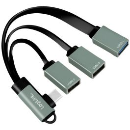 LogiLink UA0361 Hub USB 3.2 Gen 1 Type-C, 2xUSB 2.0, 1xUSB 3.2 Gen 1 Type-A, 3 Puertos, Plata Precio: 20.1586. SKU: B14B3T6YK3
