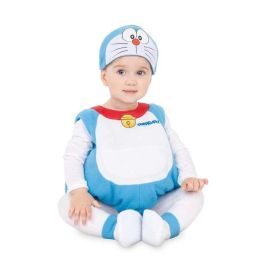 Disfraz baby doraemon gorro, vestido cola y patucos talla 7-12 m Disfraz baby doraemon gorro, vestido cola y patucos talla 7-12 m