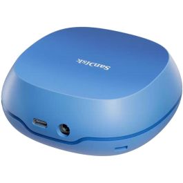 Sandisk SDSSDT40C-4T00-E25 Creator Desk Drive 4TB SSD NVMe USB-C 3.2 Gen 2 con 1000 MB/s Azul