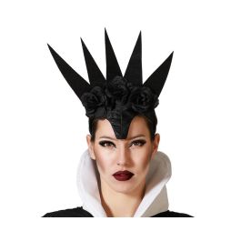 Cubre Cabeza Negro con Rosas para Bruja y Gótica - Accesorio Elegante para Fiestas Temáticas y Halloween Precio: 2.50000036. SKU: B18HCCGH7K