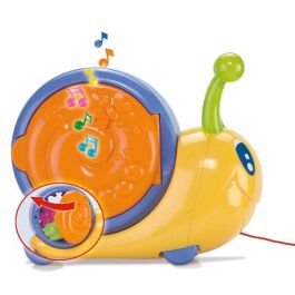 Arrastre caracol encajable con musica 26cm. Arrastre caracol encajable con musica 26cm.