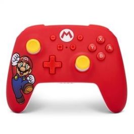 Power A NSGP0012-01 Mando Inalámbrico para Nintendo Switch con Diseño de Mario