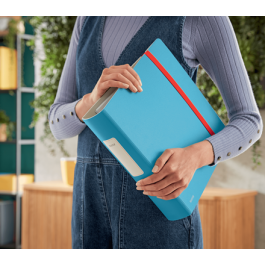 Archivador Palanca Leitz Active Cosy Polyfoam A4 180º 82Mm Azul