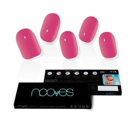 Nooves Láminas de Uñas de Gel Premium Semipermanentes #Barbie Girl 20 Uds - Manicura Fácil Aplicación y Duración hasta 2 Semanas