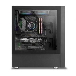 NOX Hummer Blaster Semitorre Gaming PRO ARGB Negro, Chasis PC con Cristal Templado, Iluminación LED y Ventilador 120mm NOX Hummer Blaster Semitorre Gaming PRO ARGB Negro, Chasis PC con Cristal Templado, Iluminación LED y Ventilador 120mm