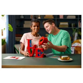 LEGO 31214 Art LOVE Set de Construcción para Adultos - Decoración y Regalo para Parejas