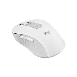 Logitech Signature M650 Ratón Inalámbrico Off-white, Logi Bolt/Bluetooth, 5 Botones, 400-2000 dpi, Silencioso para Manos Pequeñas/Medianas
