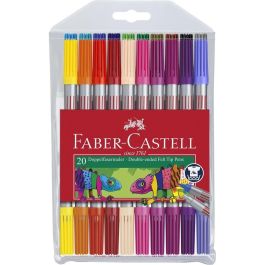 FABER-CASTELL 4005401511199 Rotuladores de doble punta 20 unidades, multicolor para niños Precio: 22.88999955. SKU: B18N4ZTLKP