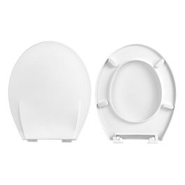 Tapa WC Blanca Berilo 40.5x35 cm, plástico PP (12 Unidades) Tapa WC Blanca Berilo 40.5x35 cm, plástico PP (12 Unidades)