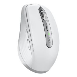Logitech MX Anywhere 3S para Mac Ratón Inalámbrico Bluetooth y RF Color Plata Blanco 8000 DPI