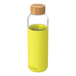 QUOKKA Botella de Cristal Flow 660 ml con Funda Protectora de Silicona Neon Green Precio: 6.0984. SKU: B1JRQJJ585