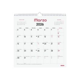 Finocam Calendario de pared para escribir 30x30 cm MV Chic Blanco 2026, encuadernado con espiral, espacio diario Precio: 5.50000055. SKU: B18HGA8VV8