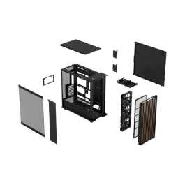 Fractal Design North XL RC Charcoal Black TG ATX Negro USB 3.1 Gen 2 Tipo-C 2xUSB 3.0 FRA1745479237017