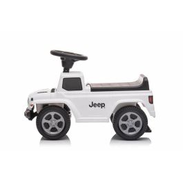 Correpasillos jeep gladiatorblanco. luces y sonidos 61x40x28 cm