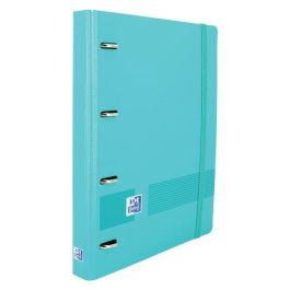 Oxford Carpeta 4 Anillas 35 mm A4+ Polyfoam con Recambio 5x5 Aqua, Cierre Elástico, Bolsa Portadocumentos Precio: 13.50000025. SKU: S8414593