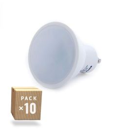 Pack 10 Bombillas LED GU10 7W 520Lm 6000ºK 10 40.000H [SKY-GU10-7W-CW-PK10-AP] Precio: 11.49999972. SKU: 15096772264323