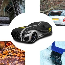 Omp Speed Funda Cubre Coche Exterior-Interior, Impermeable, 3 Capas, Talla S, 406 X 165 X 120 cm OMPS18010419 Omp Speed Funda Cubre Coche Exterior-Interior, Impermeable, 3 Capas, Talla S, 406 X 165 X 120 cm OMPS18010419