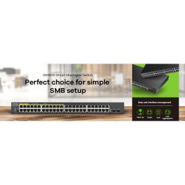 Zyxel GS1900-48-EU0102F Switch 48 Puertos GbE, 2 SFP, 100Gbps, L2 Smart Switch Zyxel GS1900-48-EU0102F Switch 48 Puertos GbE, 2 SFP, 100Gbps, L2 Smart Switch