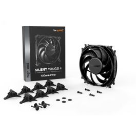 be quiet! SILENT WINGS 4 PWM Ventilador para PC 120mm 1600 RPM Negro Carcasa de Ordenador