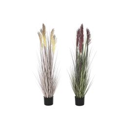 DKD Home Decor Planta 35 x 120 x 35 cm (2 Unidades) Marron Claro Lila PVC