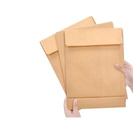 Sobre Liderpapel Bolsa Fuelle Kraft 229x324x30 mm Solapa Tira De Silicona Papel 120 gr Caja De 50 Unidades