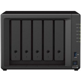 Synology DS1522+ NAS Torre 5 Bahías con CPU AMD Ryzen R1600 y 8GB DDR4 RAM, para usuarios domésticos