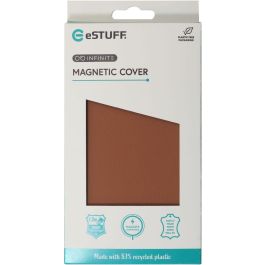 eSTUFF Funda de Cuero Magnético INFINITE VENICE para iPhone 16 Pro Marrón - 86% Plástico Reciclado