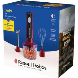 Batidora de mano - RUSSEL HOBBS - Desire Red - 500 W - 2 velocidades + Pulse - Roja Batidora de mano - RUSSEL HOBBS - Desire Red - 500 W - 2 velocidades + Pulse - Roja