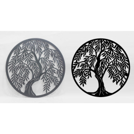 Decoracion Pared Cottage DKD Home Decor Negro 1 x 40 x 40 cm (2 Unidades) Precio: 31.50000018. SKU: B17Y6FEKGH