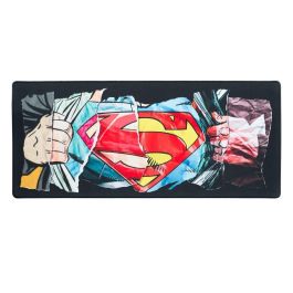 ERIK Alfombrilla Gaming Superman DC Comics 80x35cm, Superficie Textil Impermeable, Base Antideslizante