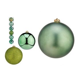 Set 6 Bolas Navidad Col Verde 15 Cm Surt Krist+ (4 Unidades) Precio: 57.58999961. SKU: B1B765GRJW