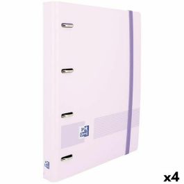 Carpeta de anillas Oxford Live & Go Malva A4+ (4 Unidades) Precio: 57.79000051. SKU: B1ECT8ZL3M