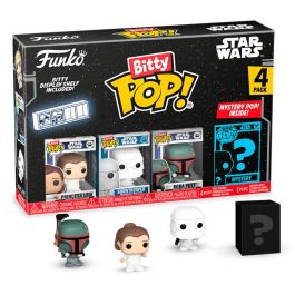 FUNKO Bitty POP! Star Wars: Pack 4 figuras coleccionables de personajes, incluye a Leia y una figura misteriosa Precio: 14.49999991. SKU: B1EWGAH3Q7