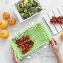 Organizador Ajustable para Nevera Friwer InnovaGoods 2 Unidades Organizador Ajustable para Nevera Friwer InnovaGoods 2 Unidades