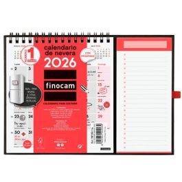 Finocam XS-140x150 mm Mv Neutro Calendario anual con imán para escribir 2026, con espacio diario para anotaciones y bloc para listas Precio: 4.79000038. SKU: B145KHQSF7