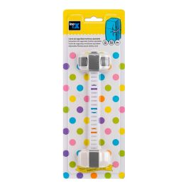 Inofix Cierre seguridad multiuso ajustable blanco 5102-2-001 para muebles