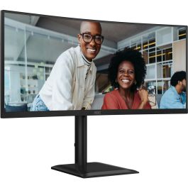 AOC Monitor Curvo CU34E4CV de 34" UltraWide Quad HD 3440x1440, 120Hz, 4ms, HDR10, 2xHDMI, DP, 2xUSB-C (90W)