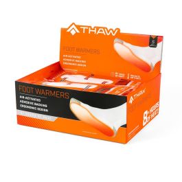 Thaw Pack de 2 Plantillas de Calor para Pies 7hr Desechable tha-fot-0003-g, Calienta hasta 37°C, Adhesivo, Sin Olor Thaw Pack de 2 Plantillas de Calor para Pies 7hr Desechable tha-fot-0003-g, Calienta hasta 37°C, Adhesivo, Sin Olor