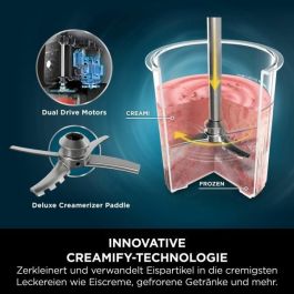 Ninja NC501EU Creami Deluxe Eismaschine Schwarz/Silber