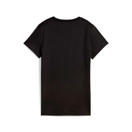 Camiseta de Manga Corta Mujer Puma Essentials Elevated Negro 10-12 Años
