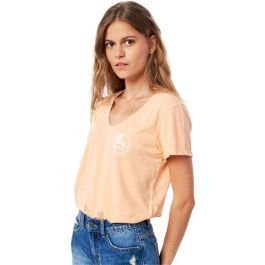 Camiseta de Manga Corta Mujer Rip Curl GTERP5-9724 Amarillo (XS)