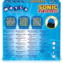 Match Sonic the Hedgehog - Juego de mesa - MOVIMIENTOS GANADORES - Juego de observación y táctica con personajes del videojuego Sonic