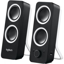 Logitech Z200 Altavoces 2.0 Estéreo PC 5W Negro. Sonido Multimedia de Escritorio, Conexión 3.5mm Alámbrica