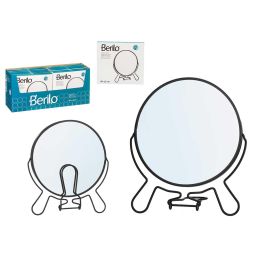 Espejo Doble Aumento 14,5 Cm Negro Berilo (24 Unidades) Precio: 39.79000058. SKU: B17G87T3GX