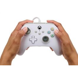 Power A 1519365-01 Mando con Cable para Xbox Series X/S y Xbox One, Blanco