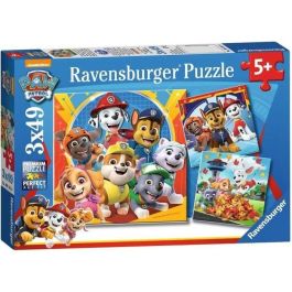 Rompecabezas de 3x49 piezas - Listo para rescatar / Paw Patrol