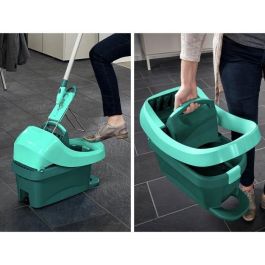 Leifheit Cubo de Fregar Profi con Sistema de Escurrido Giratorio, Ruedas y Asa de Transporte - Accionamiento por Pedal Leifheit Cubo de Fregar Profi con Sistema de Escurrido Giratorio, Ruedas y Asa de Transporte - Accionamiento por Pedal